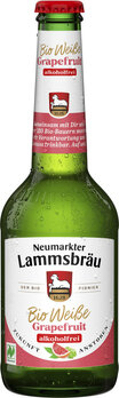 Produktfoto zu Kiste Weißbier Grapefruit alkoholfrei, 10 x 0,33 l