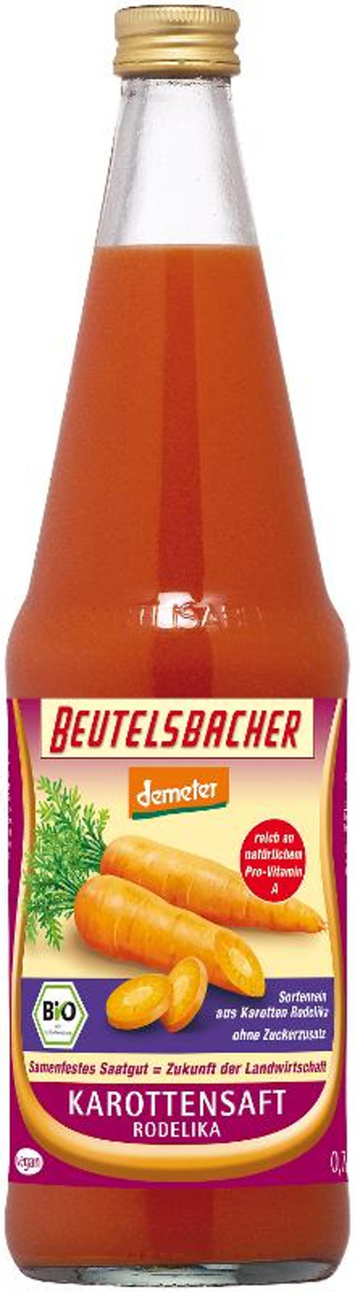 Produktfoto zu Möhrensaft nicht milchsauer, 0,7l