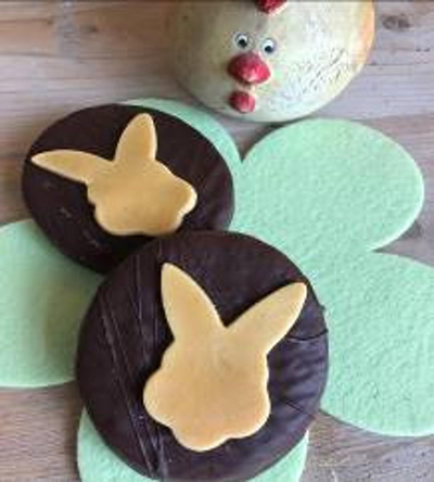 Produktfoto zu Dinkel Nougat Ei