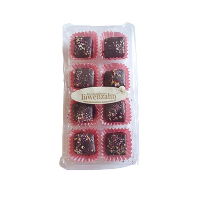 Produktfoto zu Marzipan-Rosen Pralinen mit Alkohol, 80g