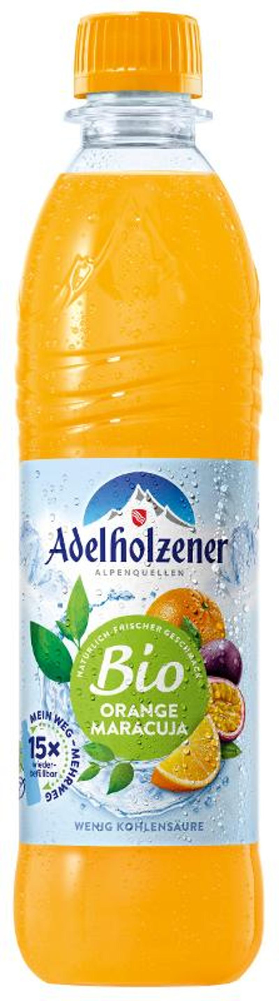 Produktfoto zu Kst. Orange-Maracuja Erfrischungsgetränk PET, 12 x 0,5 l