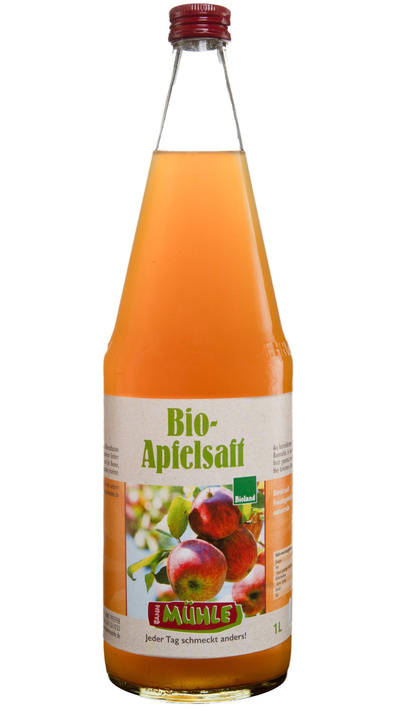 Produktfoto zu Apfelsaft naturtrüb, 1l