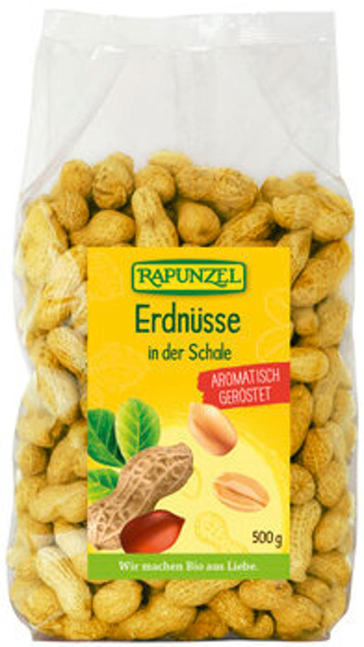 Produktfoto zu Erdnüsse in der Schale geröstet, 500 g