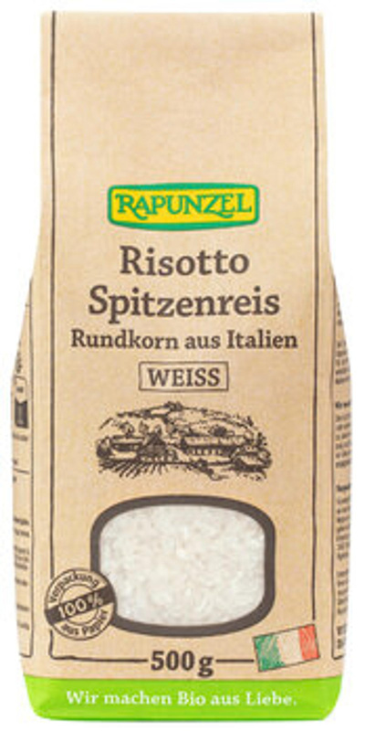 Produktfoto zu Risotto Rundkorn Spitzenreis 'Ribe' weiß, 500g