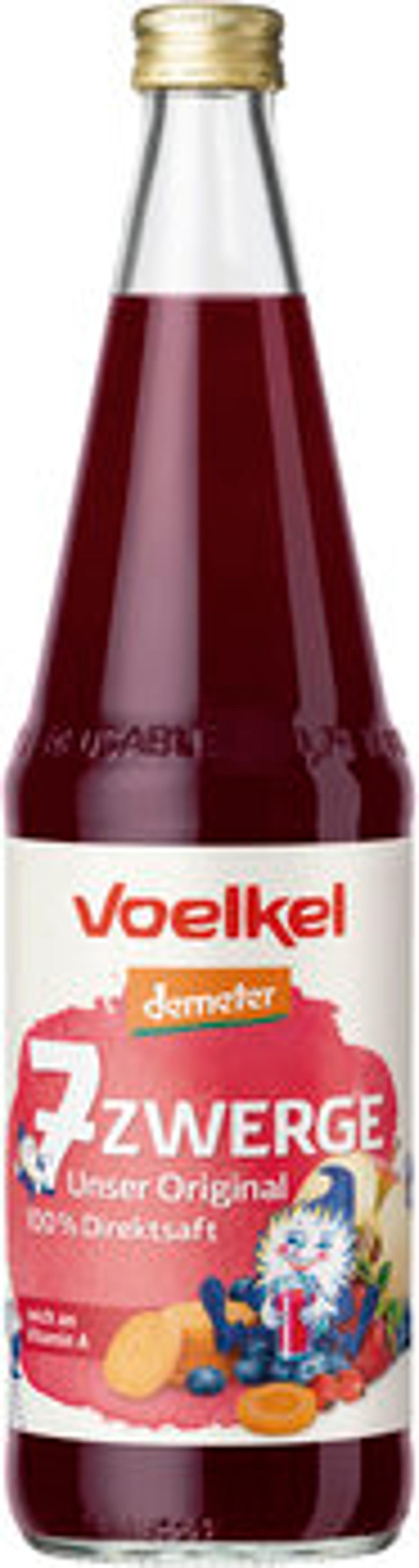 Produktfoto zu Kiste Sieben-Zwerge-Kindersaft 6 x 0,7l