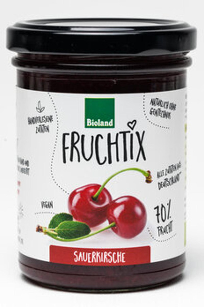 Produktfoto zu Fruchtix - Sauerkirsch-Fruchtaufstrich, 220g