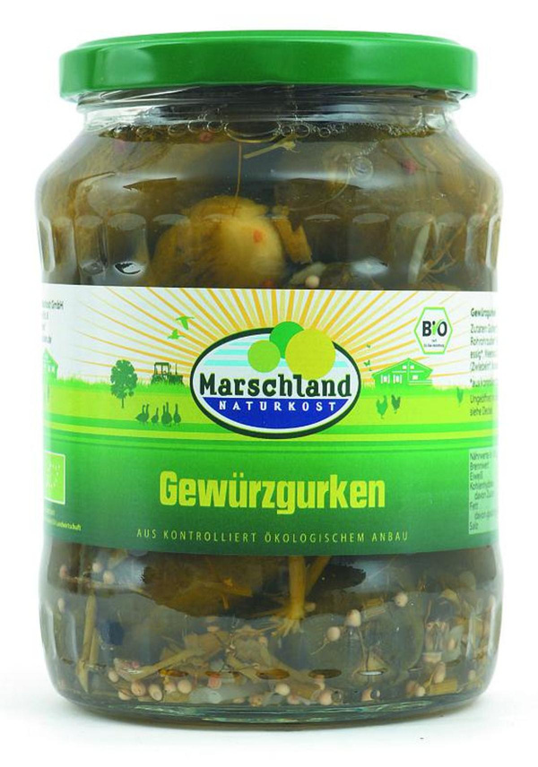 Produktfoto zu Gewürzgurken, 670 ml, Abtropfgewicht 360g