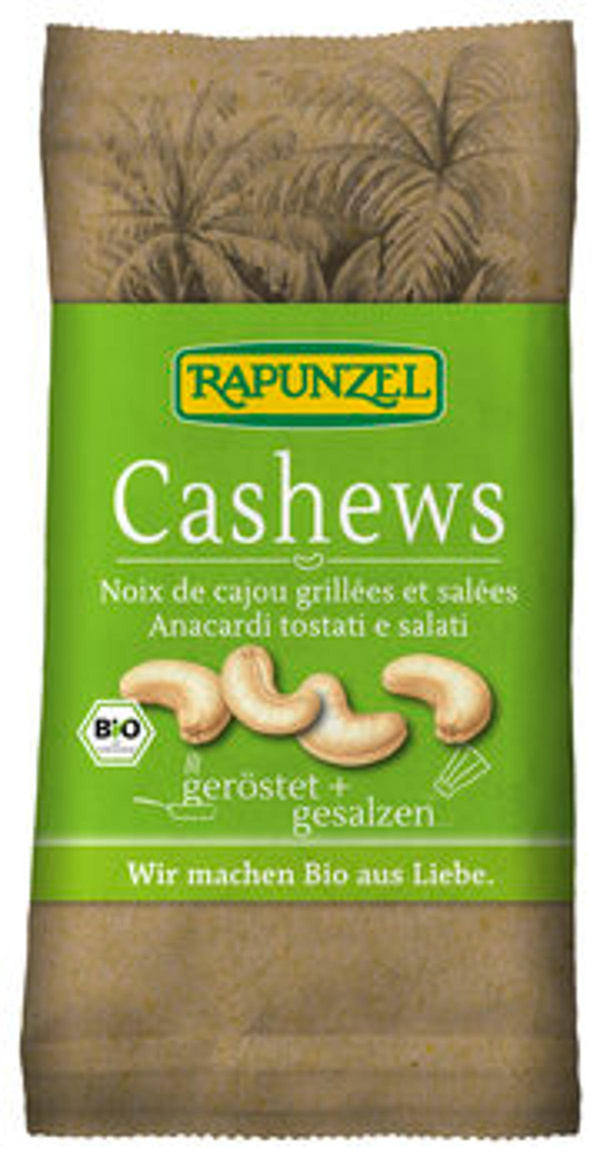 Produktfoto zu GEBINDE Cashewkerne, geröstet u. gesalzen, 10 x 50g