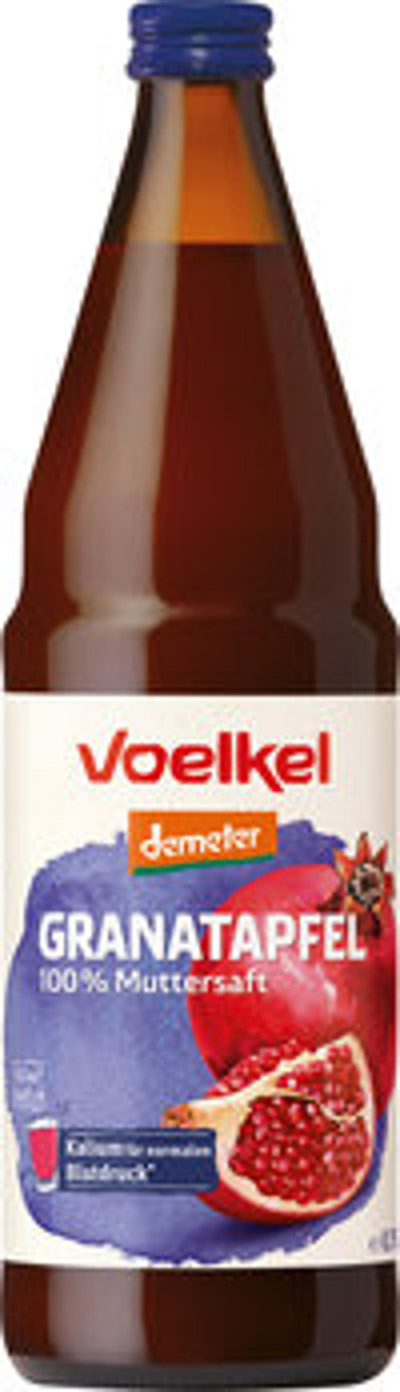 Produktfoto zu Kiste Granatapfelsaft pur 6 x 0,75l