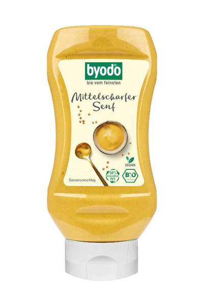 Produktfoto zu GEBINDE Mittelscharfer Senf im Squeeze, 6 x 300ml