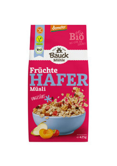 Produktfoto zu GEBINDE Glutenfreies Hafer Müsli m. Früchten, 8 x 425g