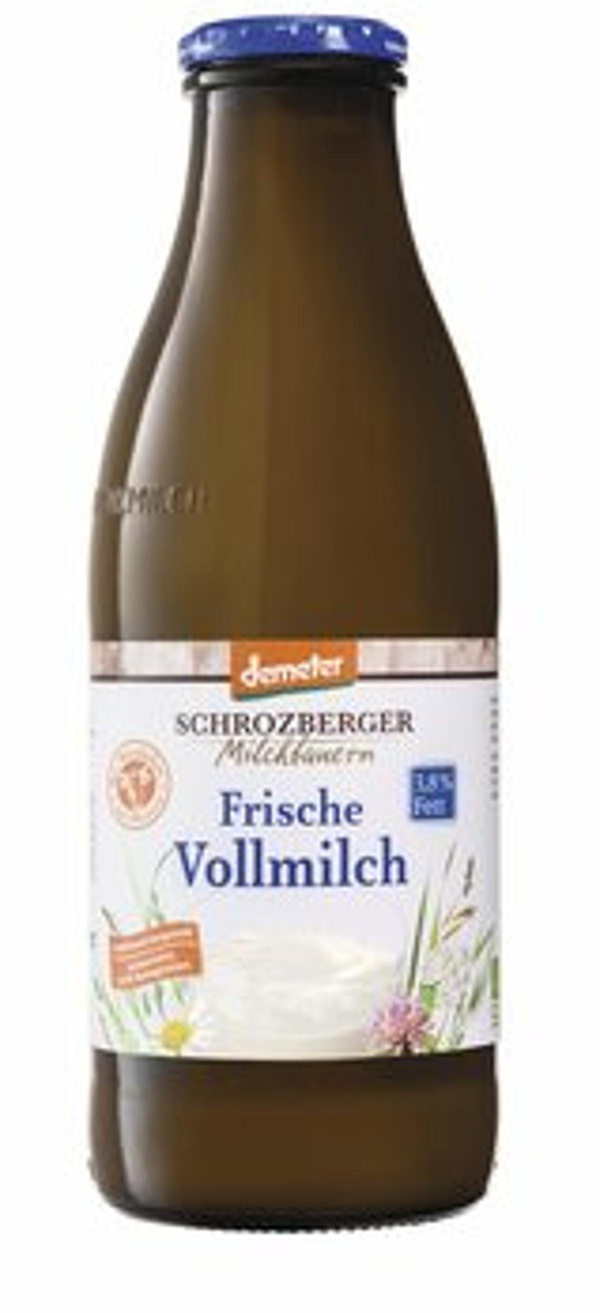 Produktfoto zu KISTE Frische Demeter Vollmilch 3,8%, 6 x 1l