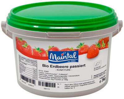 Produktfoto zu Erdbeer Konfitüre passiert 3 kg
