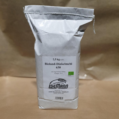 Produktfoto zu Großpack Dinkelmehl 630, 2,5 kg
