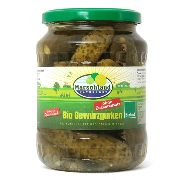 Produktfoto zu GEBINDE Gewürzgurken ohne Zuckerzusatz, 6 x 670g