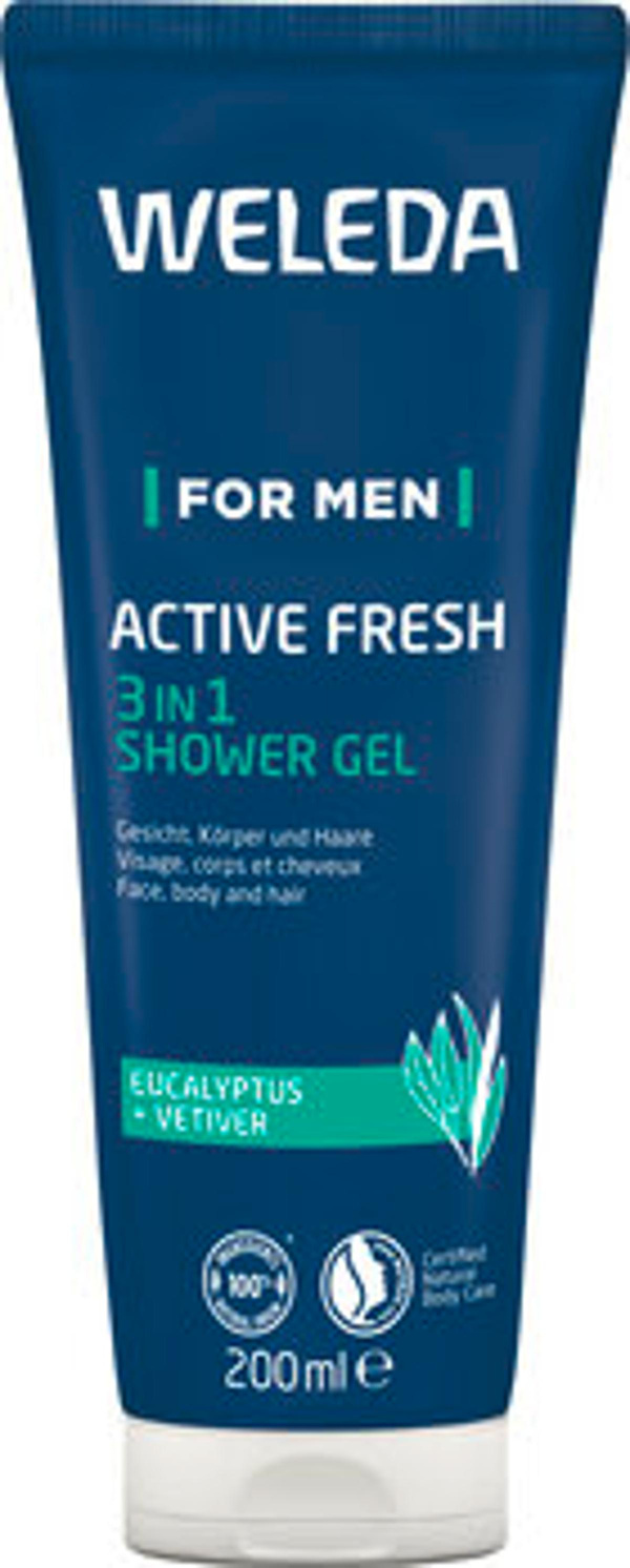 Produktfoto zu Men Active Fresh 3in1 Shower Gel, 200ml