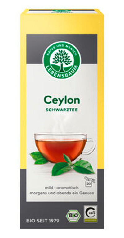 Produktfoto zu Schwarztee Ceylon, 25 Beutel
