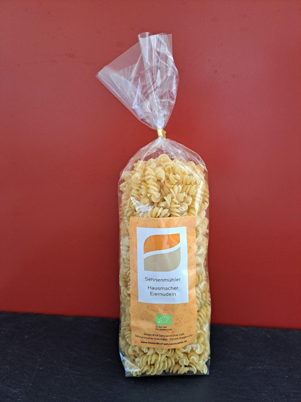 Produktfoto zu Hausmacher Eiernudeln Spirelli, 250 g