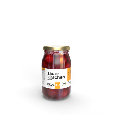 Produktfoto zu Sauerkirschen, entsteint, im eigenen Saft, 360g - Abtropfgewicht 195g