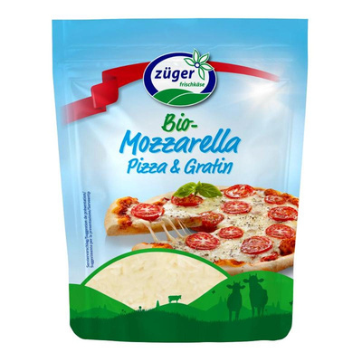 Produktfoto zu GEBINDE Mozzarella im Stehbeutel gerieben 40% FiT, 5 x 150g