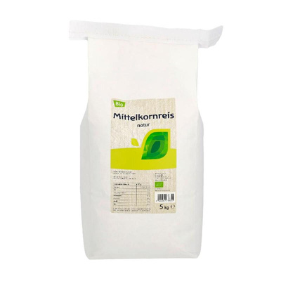 Produktfoto zu GEBINDE Reis Mittelkorn natur, 5 kg