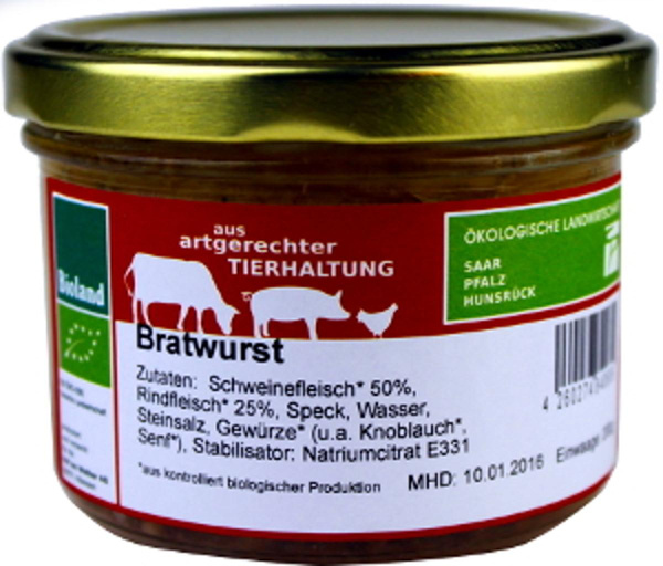 Produktfoto zu Bratwurst, 180g