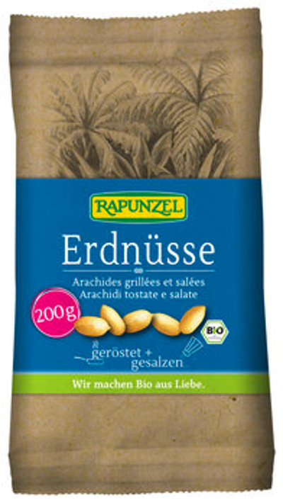 Produktfoto zu Erdnüsse geröstet und gesalzen, 200 g