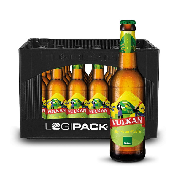 Produktfoto zu KISTE Vulkan Alkoholfreies Natur-Radler, 24 x 0,33l