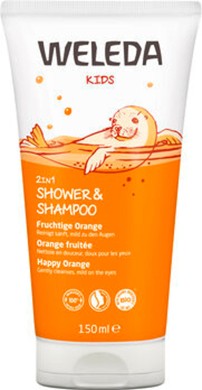 Produktfoto zu Kids 2in1 Shower & Shampoo fruchtige Orange, 150ml