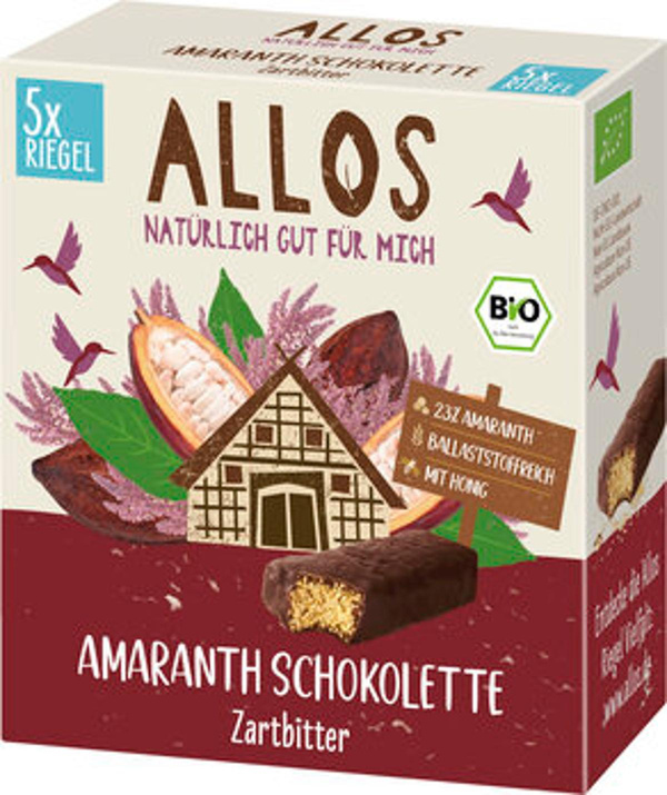 Produktfoto zu GEBINDE Amaranth Schokolette Zartbitter, 10 Pck a 5 x 100 g