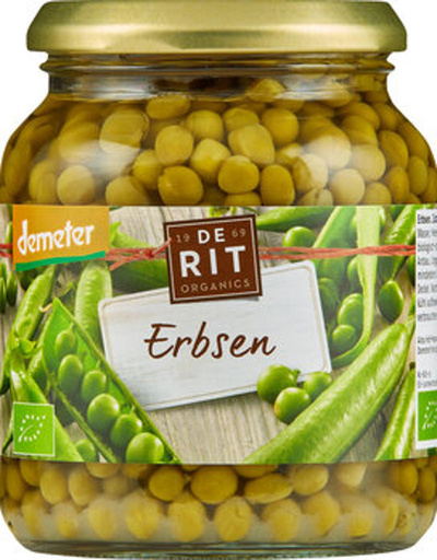 Produktfoto zu Erbsen, 350g, Abtropfgewicht 230g