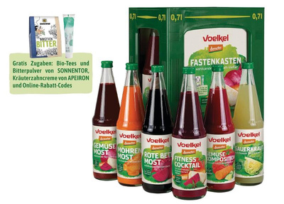 Produktfoto zu Fastenkasten 2026, 6 x 0,7 L