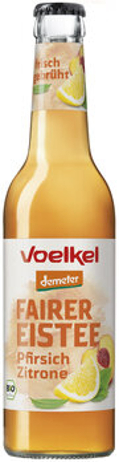 Produktfoto zu Kiste Eistee Pfirsich Zitrone 12 x 0,33l