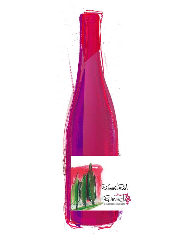 Produktfoto zu  Rummel Rot feinherb, 0,75l