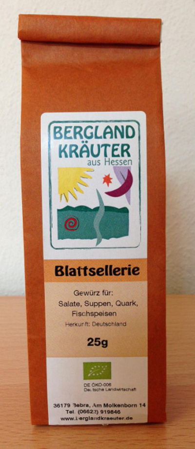 Produktfoto zu  Blattsellerie, 25g