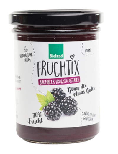 Produktfoto zu Fruchtix - Brombeere-Fruchtaufstrich, 220g