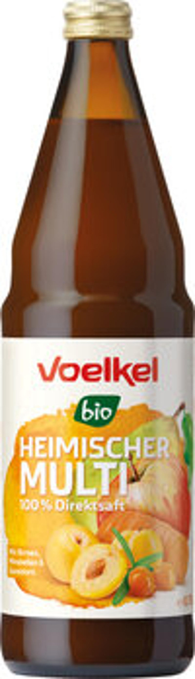 Produktfoto zu KISTE Heimischer Multi mit Birnen, Mirabellen und Sanddorn, 8 x 0,5 l