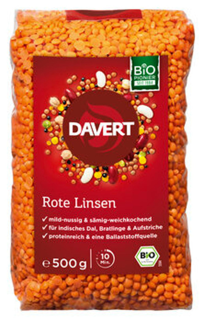 Produktfoto zu Rote Linsen, 500 g