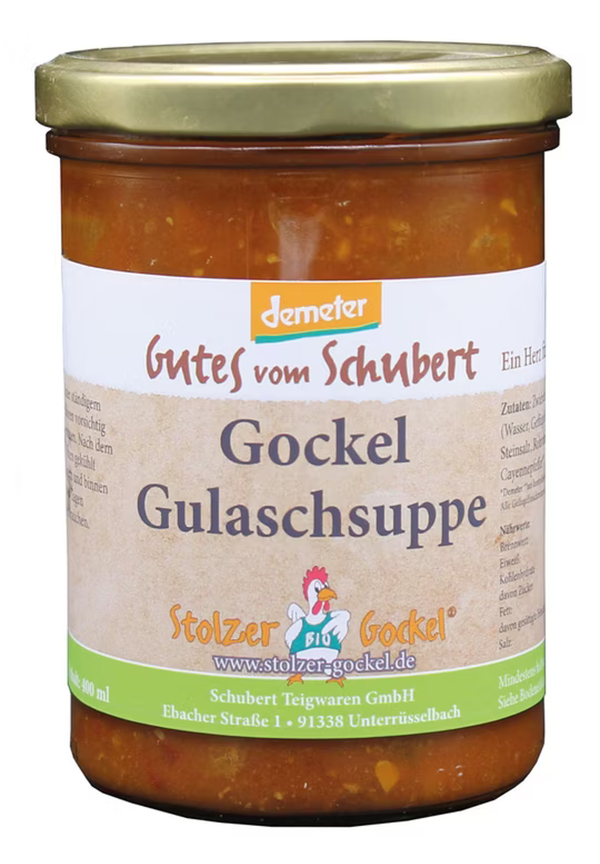Produktfoto zu Gockel Gulasch Suppe, 400 ml