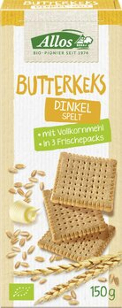 Produktfoto zu Butterkeks Dinkel, 150g