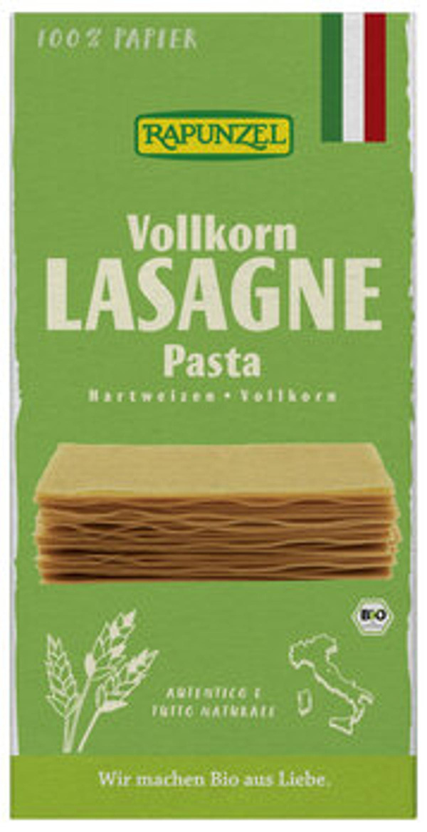 Produktfoto zu Lasagne-Platten Vollkorn, 250g