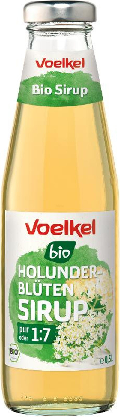 Produktfoto zu Holunderblüten-Sirup (17% Hol.), 0,5 ltr.