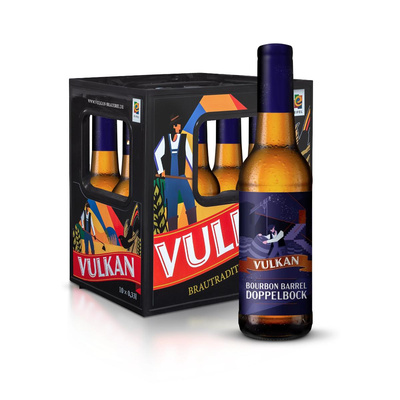 Produktfoto zu KISTE Vulkan Doppelbock, 10 x 0,33l