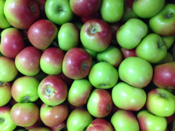 Produktfoto zu Äpfel Sansa (neue Ernte)