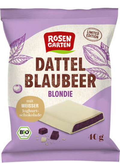 Produktfoto zu Dattel-Blaubeer-Blondie, 40 g