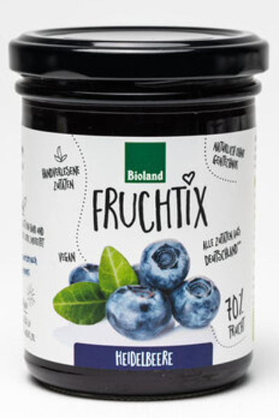 Produktfoto zu Fruchtix - Heidelbeere-Fruchtaufstrich, 220g