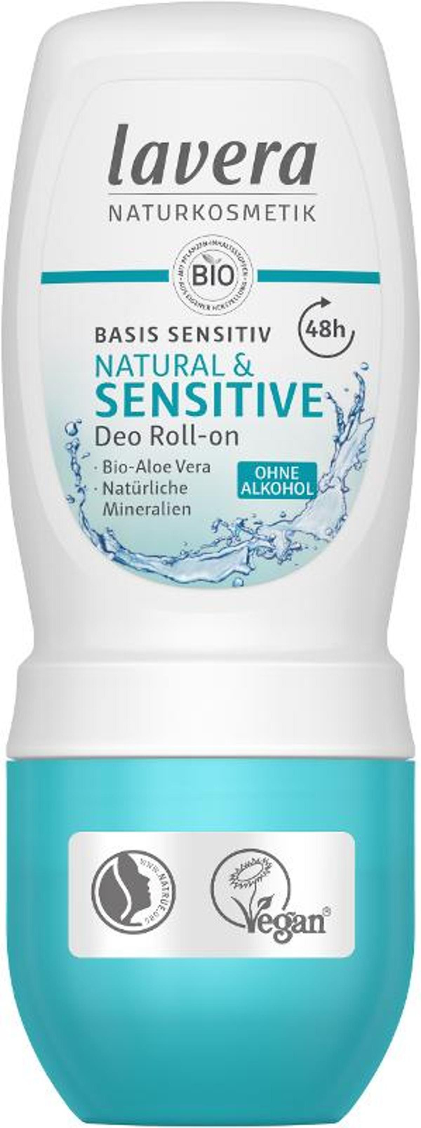 Produktfoto zu basis sensitiv Deo Roll-on Natural & Sensitive, 50ml