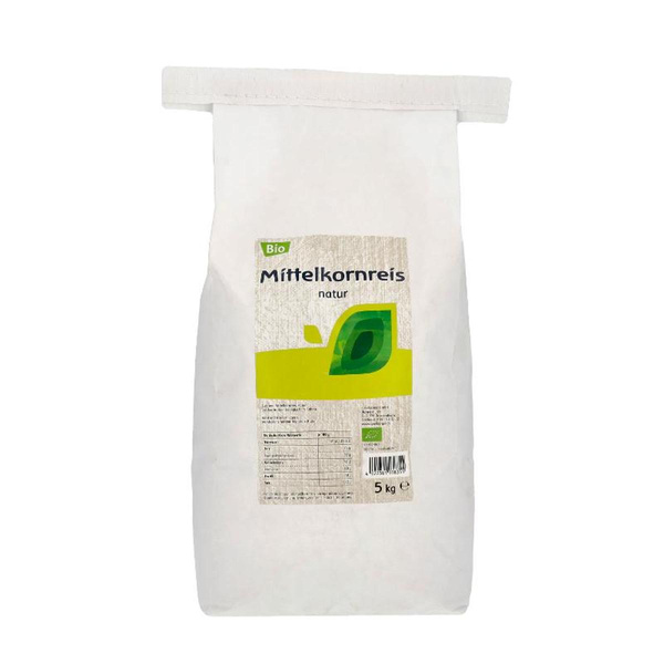 Produktfoto zu GEBINDE Reis Mittelkorn natur, 5 kg