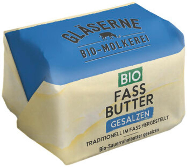 Produktfoto zu Gesalzene Fassbutter Sauerrahm, 250 g