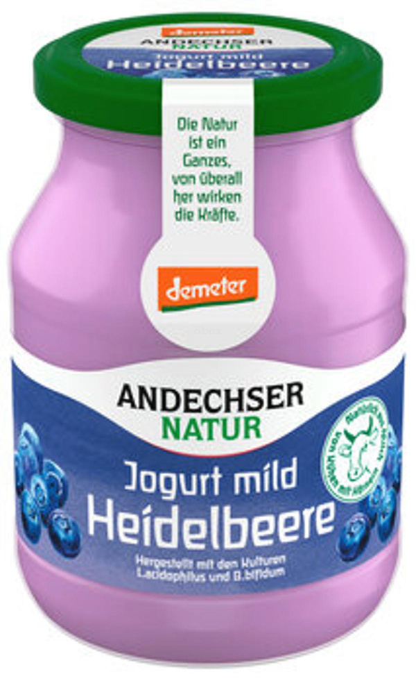 Produktfoto zu Heidelbeer Jogurt mild 3,7%, 500g